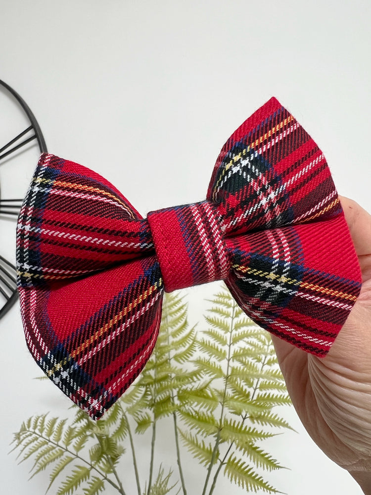Royal Stewart Tartan Dog Bow Tie