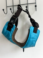 Quilted Dog Harness - Aqua