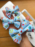 Let's go to the Beach Dog Bow Tie