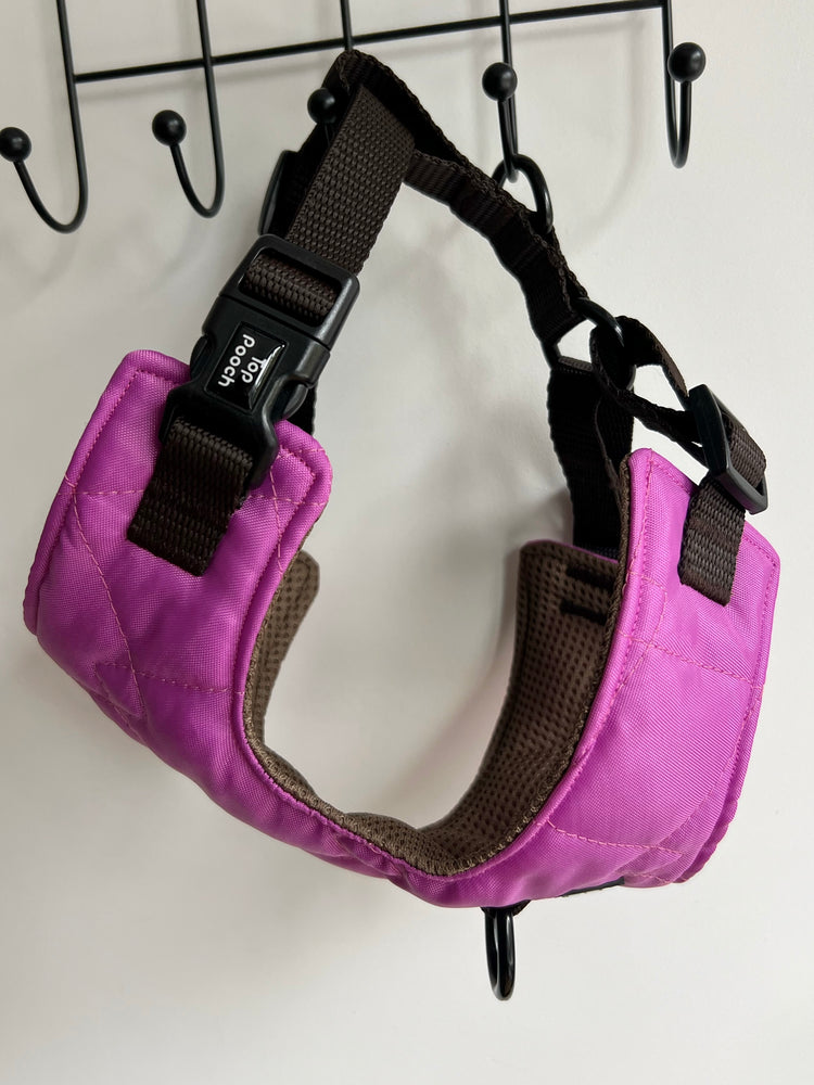 Quilted Dog Harness - Pink