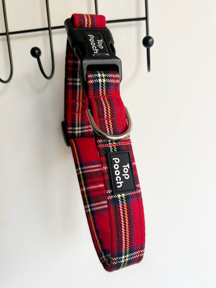 Royal Stewart Tartan Dog Collar