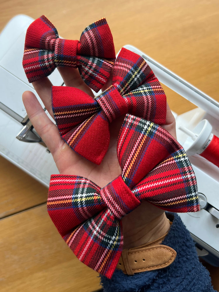 Royal Stewart Tartan Dog Bow Tie