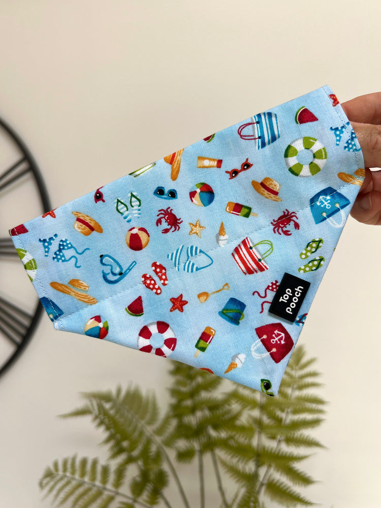 Let's go to the Beach Dog Bandana