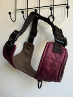 Quilted Dog Harness - Mulberry