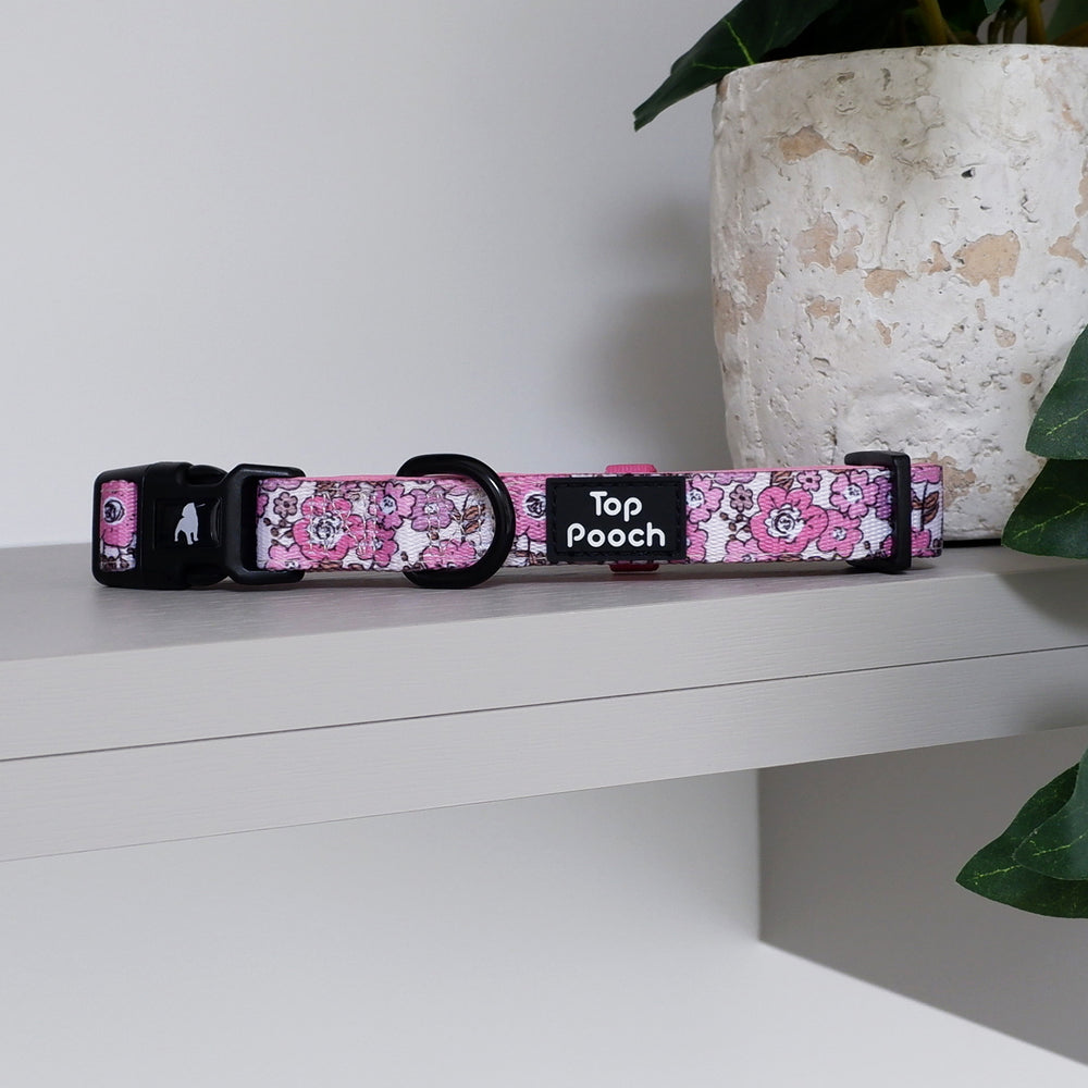 Blossom Dog Collar (Large Left)