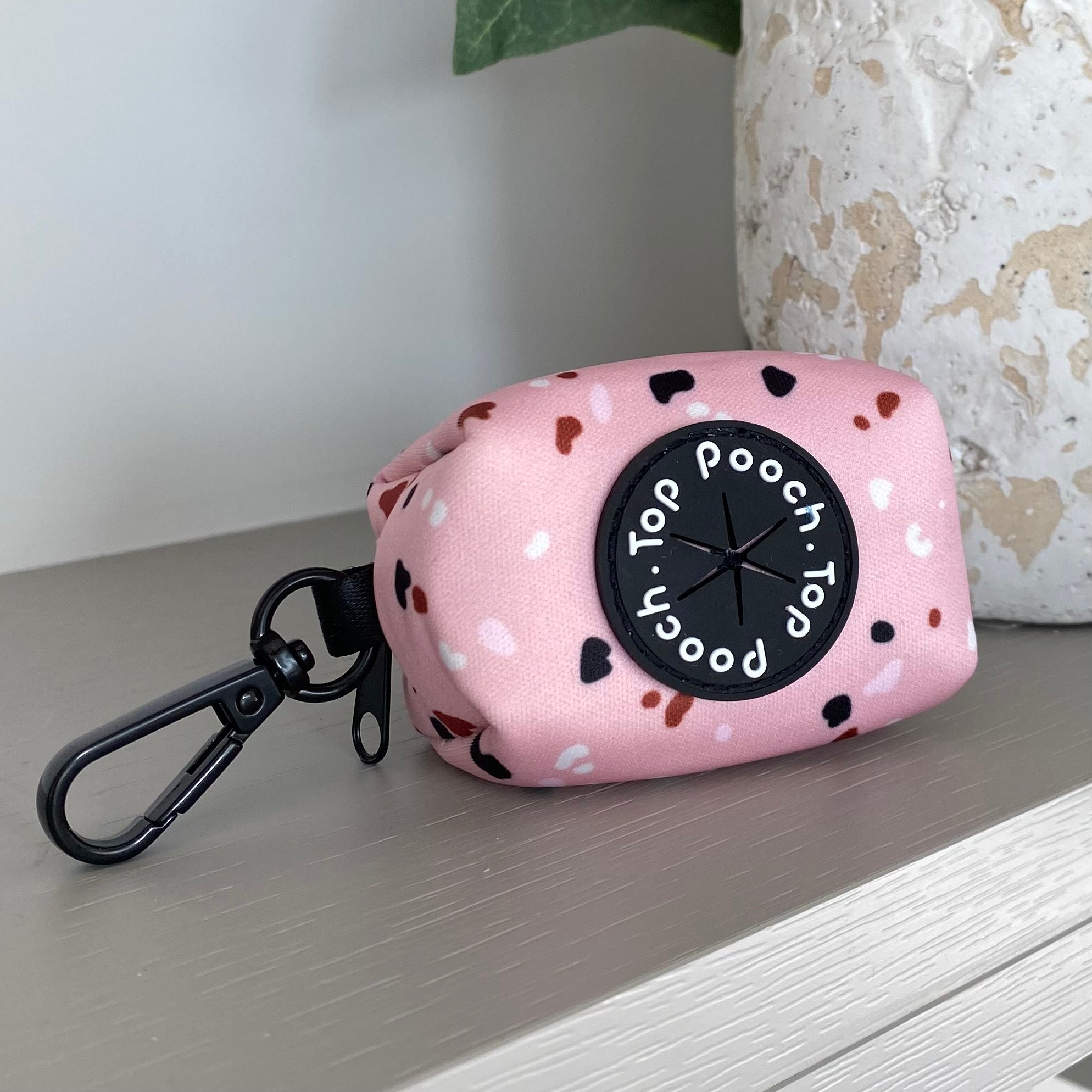 Confetti Poop Bag Holder Pastel Pink – Top Pooch Ltd