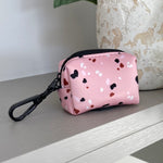 Confetti Poop Bag Holder - Pastel Pink
